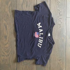 Divided Malibu cropped tee